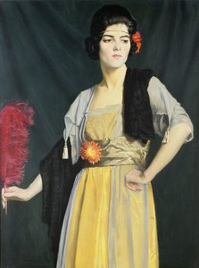 羽のファン 作： William Strang